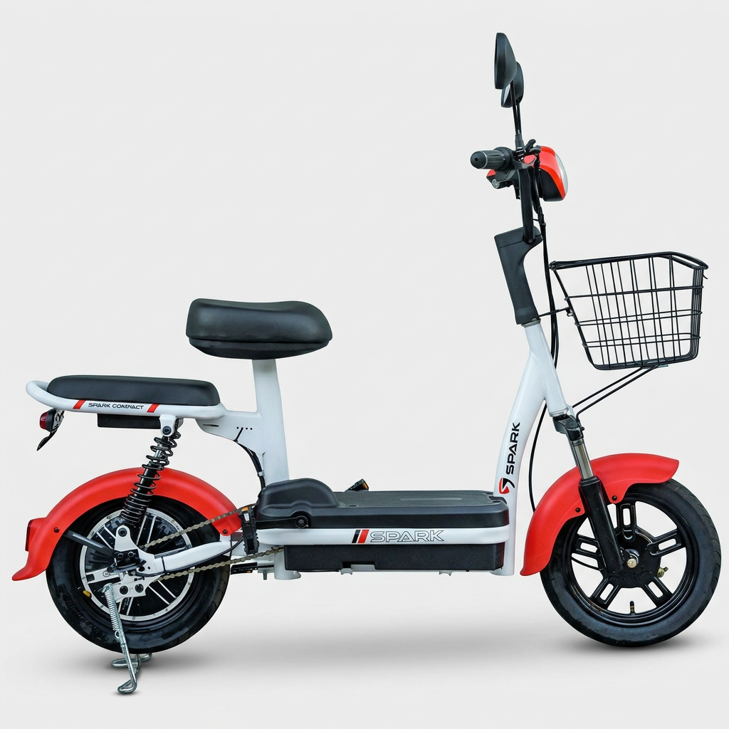 Велосипед з електромотором SPARK COMPACT 14" 48V/400W/12Ah, швидкість до 25 км/год