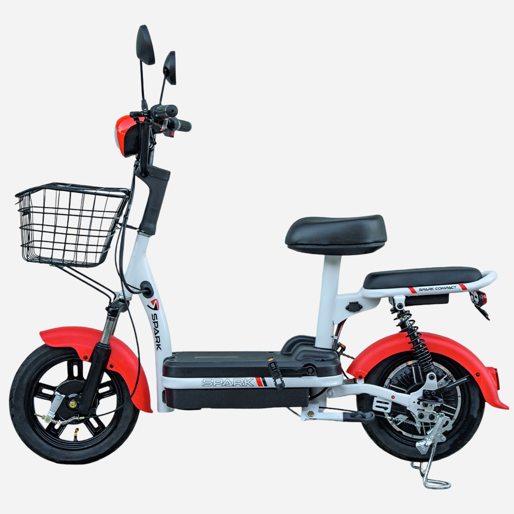 Велосипед з електромотором SPARK COMPACT 14" 48V/400W/12Ah, швидкість до 25 км/год