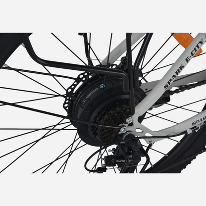 Spark E-CITY EASY WAY — задній мотор-колесо 500W, касета Shimano Tourney, дискове гальмо