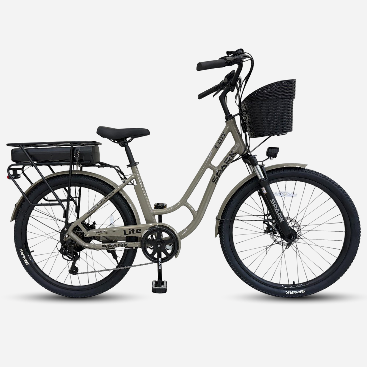 Міський електровелосипед Spark E-CITY LITE 26" 500W алюмінієва рама 17"