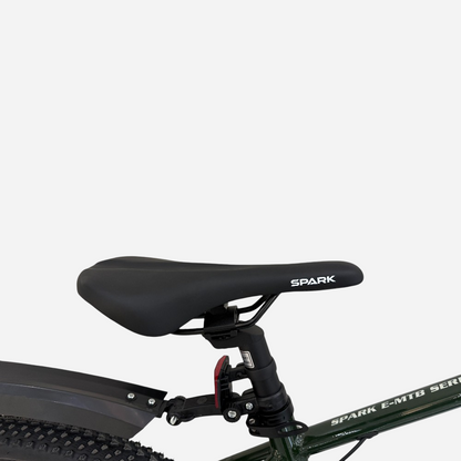 Сідло Spark електровелосипеда E-MTB GHOST 29" — анатомічна форма, задній стоп-сигнал, підсідельний штир