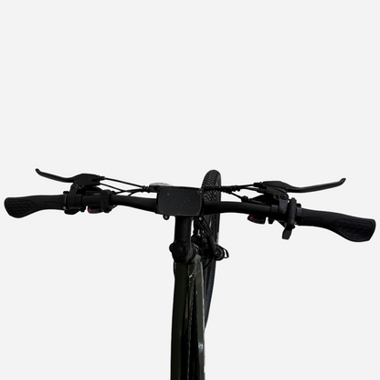 Кермо електровелосипеда Spark E-MTB GHOST 29" — LED-дисплей з NFC, манетка SHIMANO Altus, гальмівні ручки