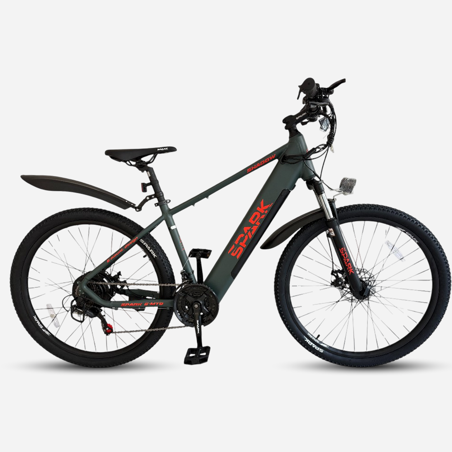 Гірський електровелосипед Spark E-MTB SHADOW 27.5" 500W алюмінієва рама 15"