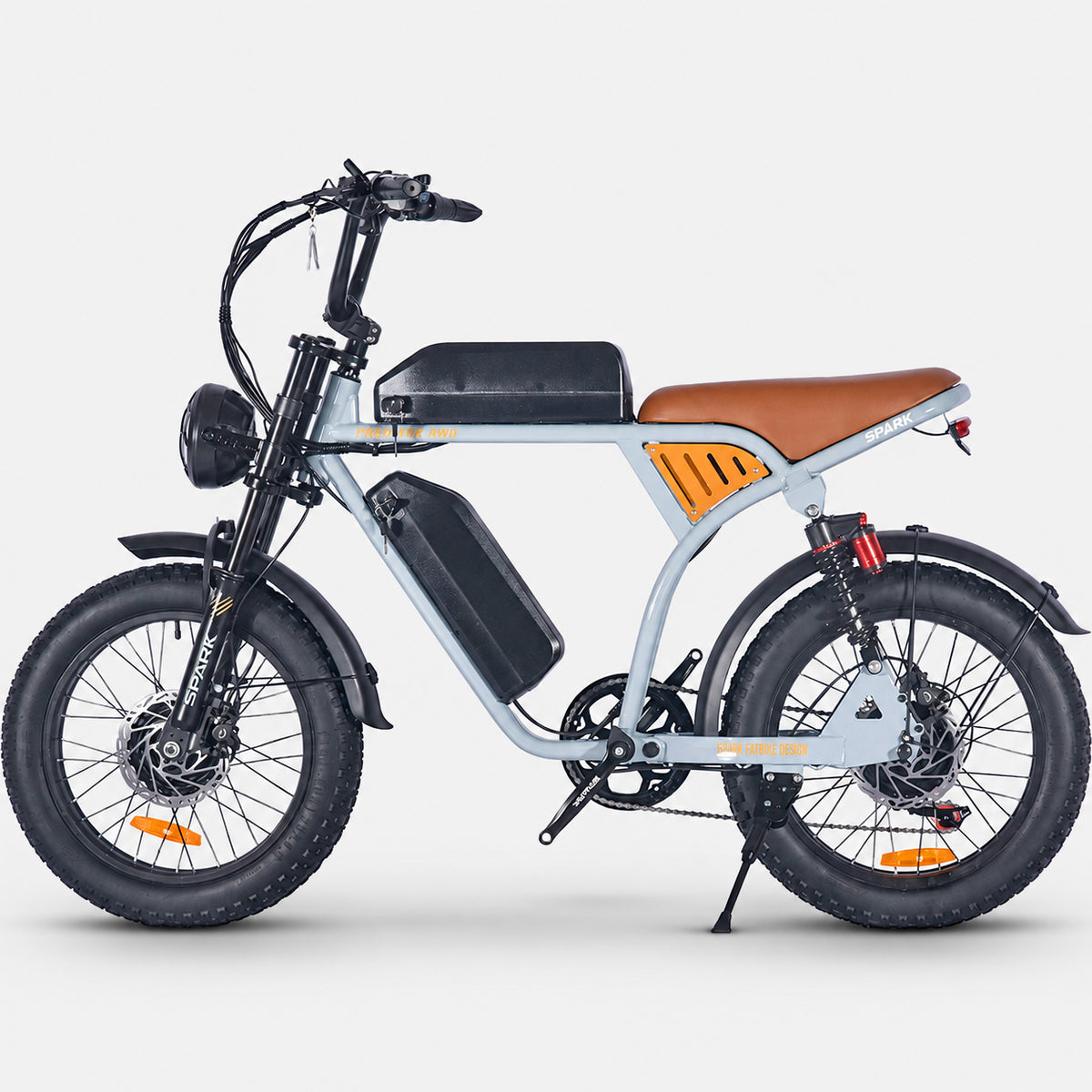 Електровелосипед SPARK PREDATOR AWD 20" 48V/2×750W/2×20Ah, до 55 км