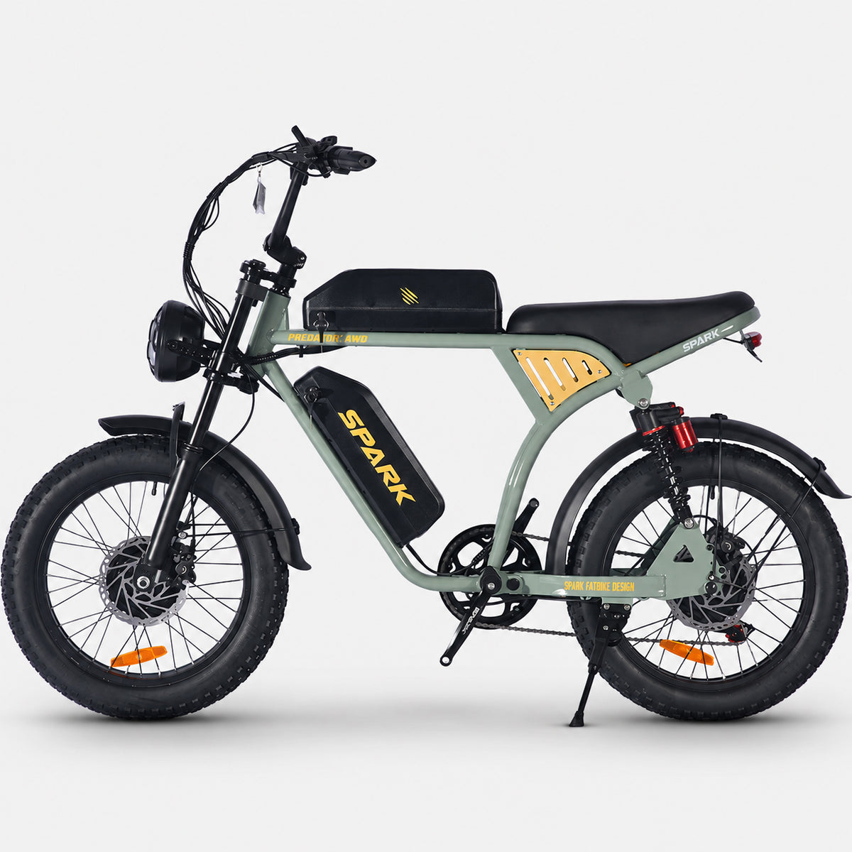 Електровелосипед SPARK PREDATOR AWD 20" 48V/2×750W/2×20Ah, до 55 км