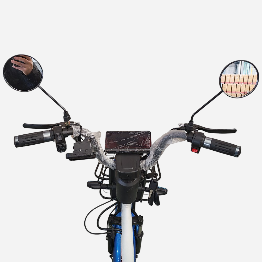 Електровелосипед SPARK ZIPPY 14" — кермо з дисплеєм, ручкою газу та дзеркалами