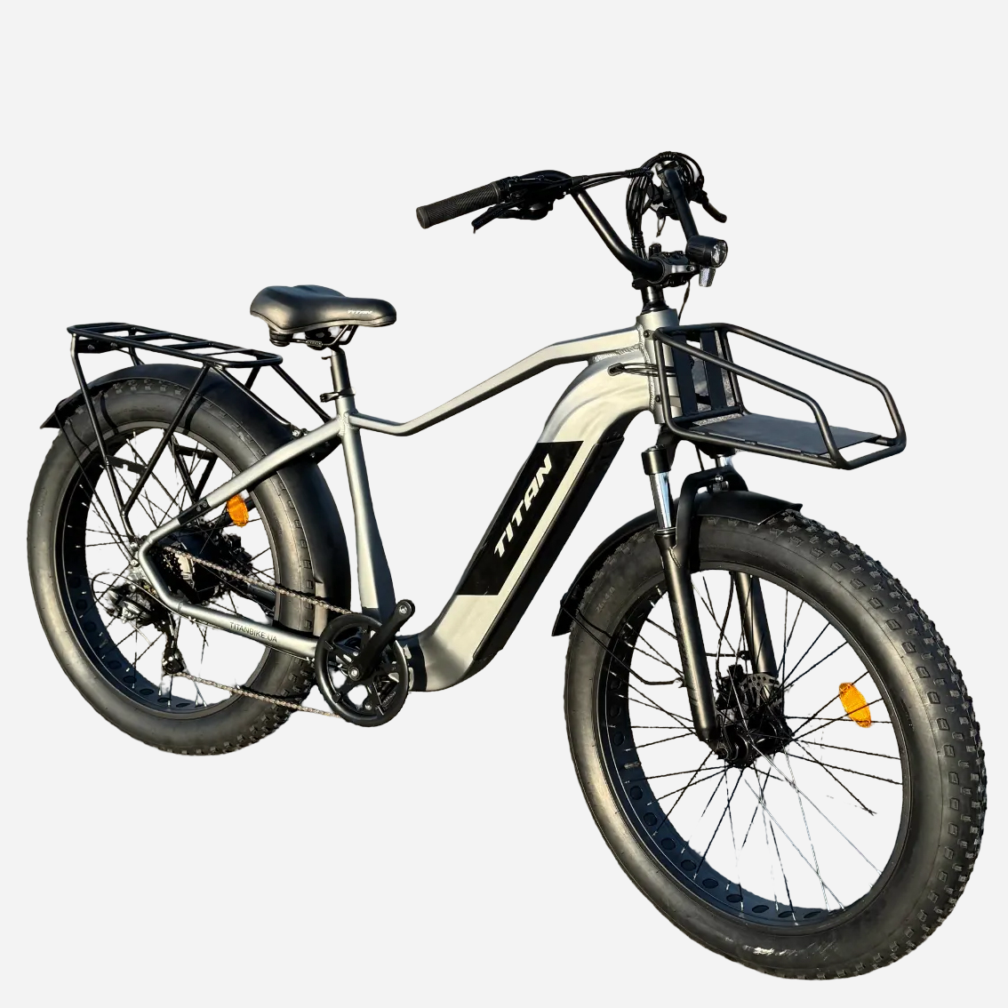 Titan E-Titan Aventure 26 — вид збоку зліва, fat bike, задній багажник