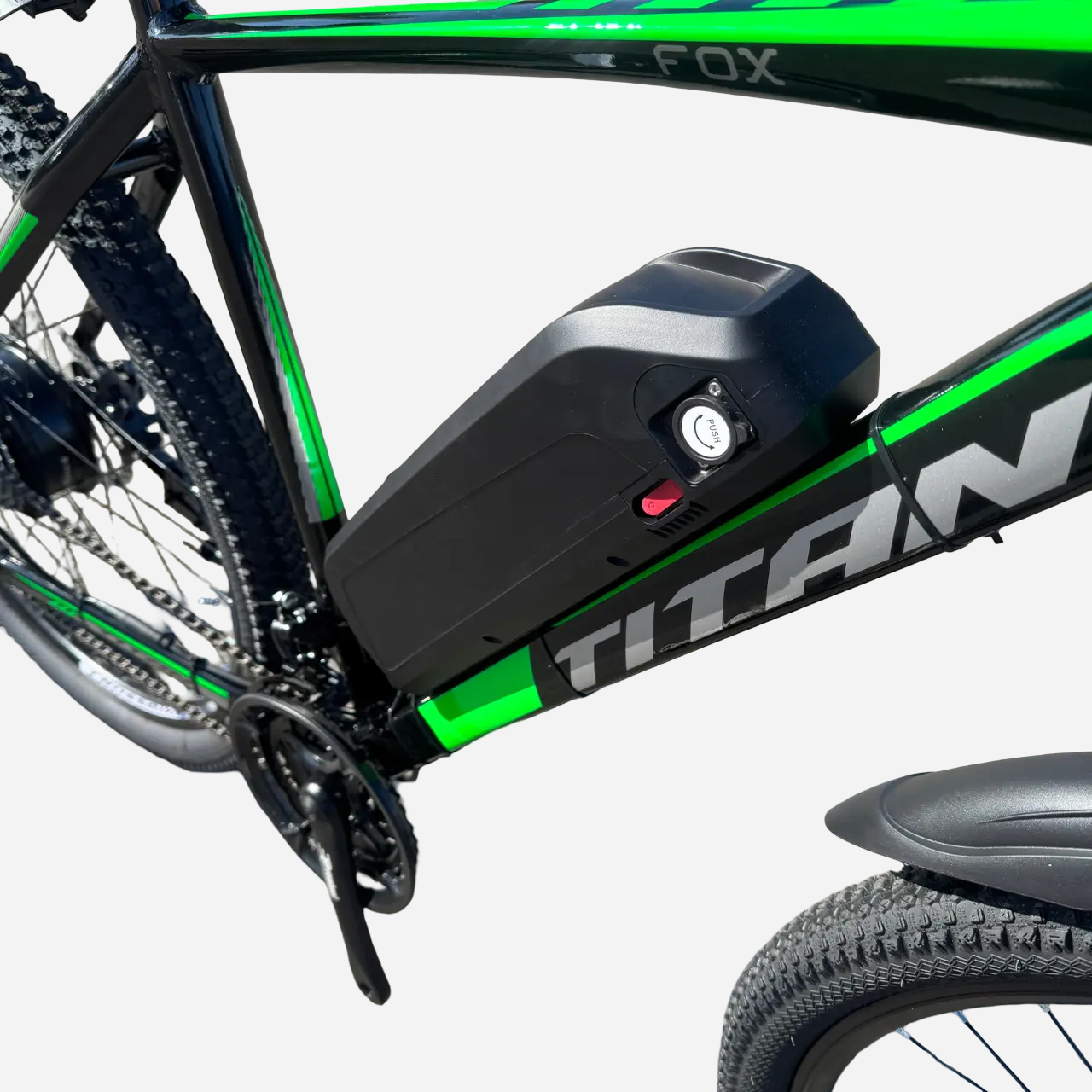 Електровелосипед Titan FOX 29" — знімний акумулятор Li-ion 48V/13Ah на рамі