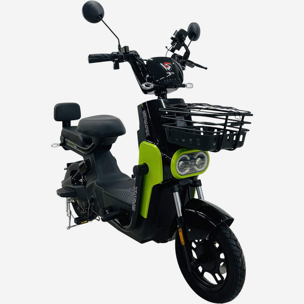 SPARK TOUR PRO 14" 1000W електровелосипед, передній кошик та дзеркала