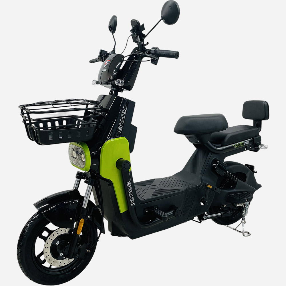 Електровелосипед SPARK TOUR PRO 14" з пасажирським сидінням, вид зліва