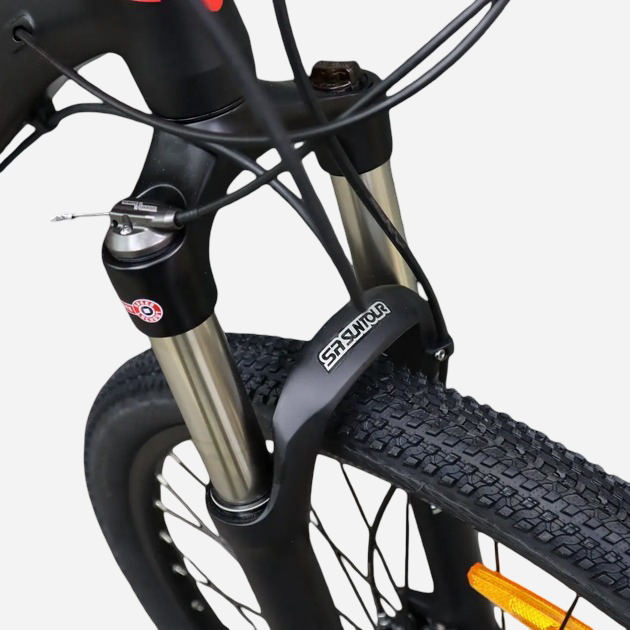 Cronus BATURO 520 — вилка SR Suntour XCR з LockOut та переднє колесо Kenda