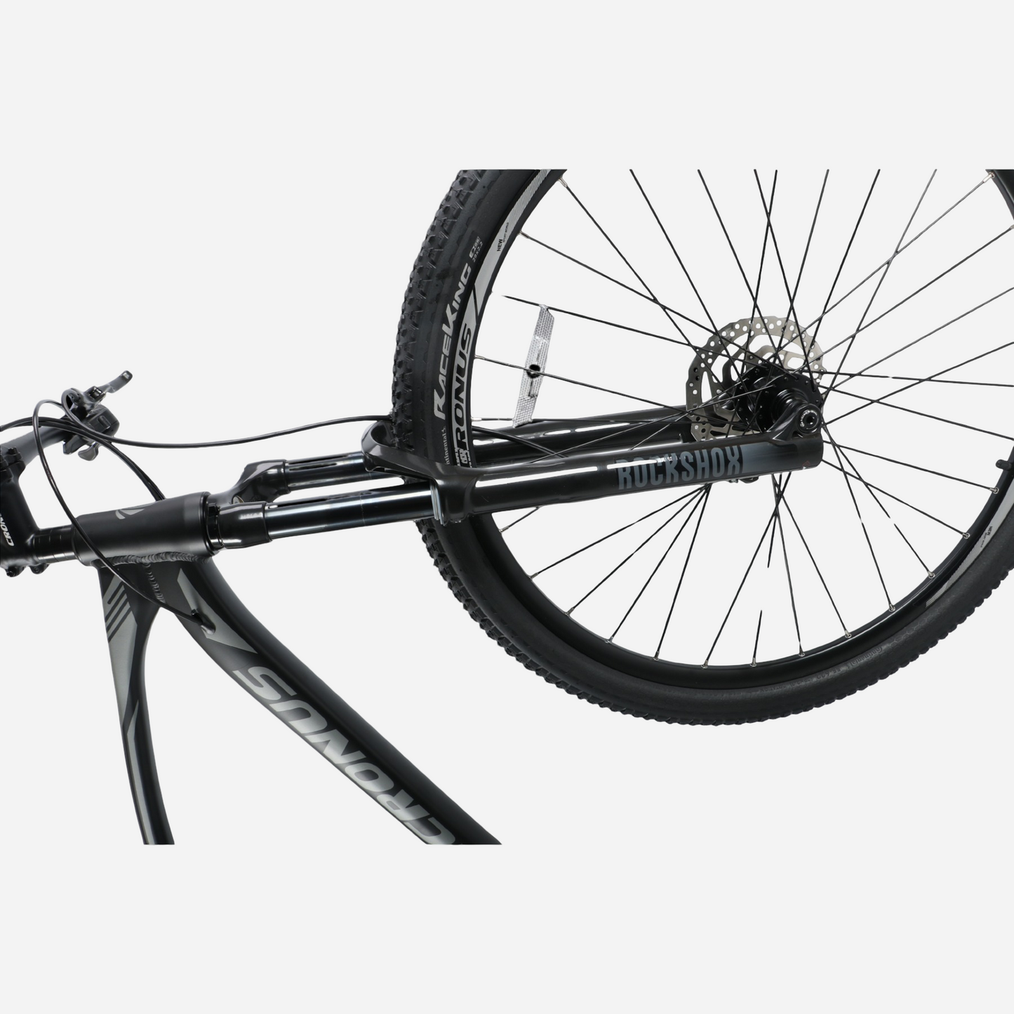 Cronus FANTOM 29" — вилка RockShox Recon Silver RL та переднє колесо з ротором