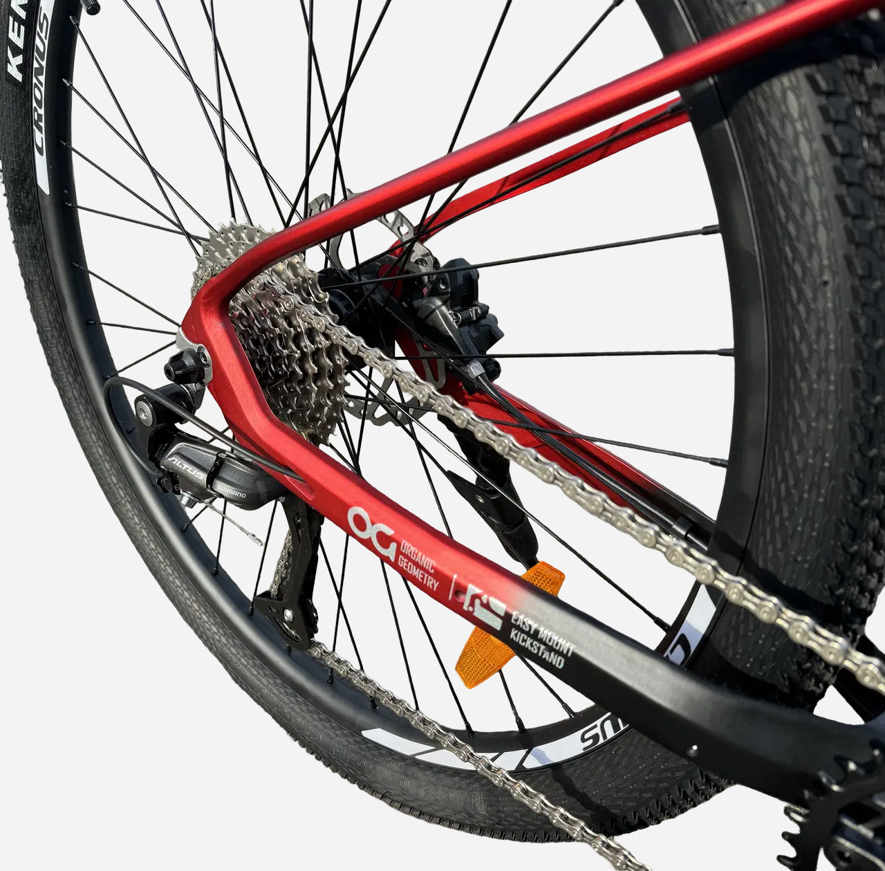 Задній перемикач Shimano Altus 9 швидкостей та касета Cronus Hurricane 27.5"