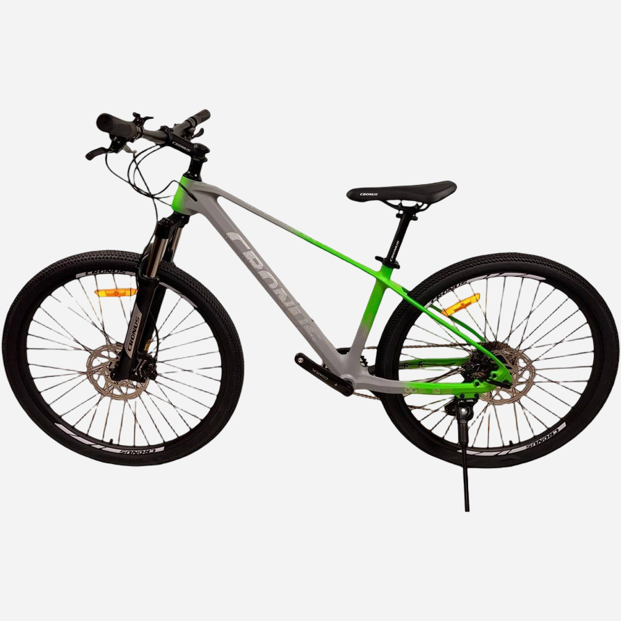 Cronus Hurricane 27.5" MTB хардтейл 17", сіро-зелений, вид справа