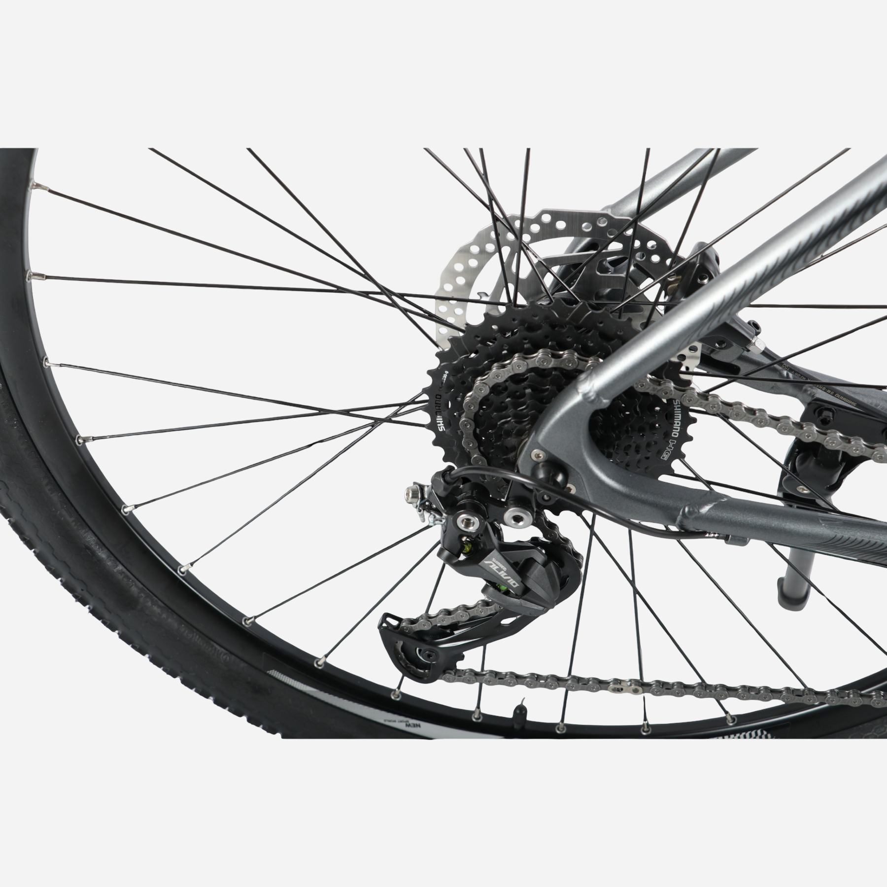Cronus ROVER 520 — касета Shimano HG-200-9, задній перемикач та дисковий ротор 160 мм