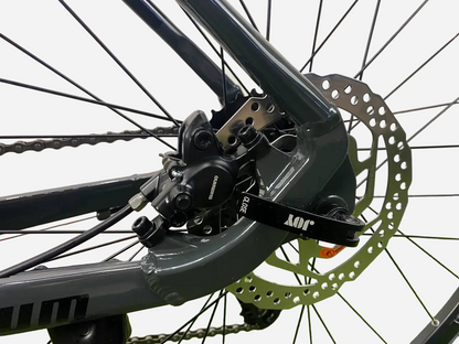 Cronus Ultimatum 27.5" — гідравлічний суппорт Shimano BR-MT200 з ротором 160 мм та задня втулка Joytech