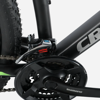Cronus Warrior 29" — передній перемикач Shimano FD-M310 та система шатунів з потрійною зірочкою