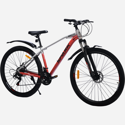 Гірський велосипед Spark BREEZE 29" — вид спереду-збоку, дискові гальма