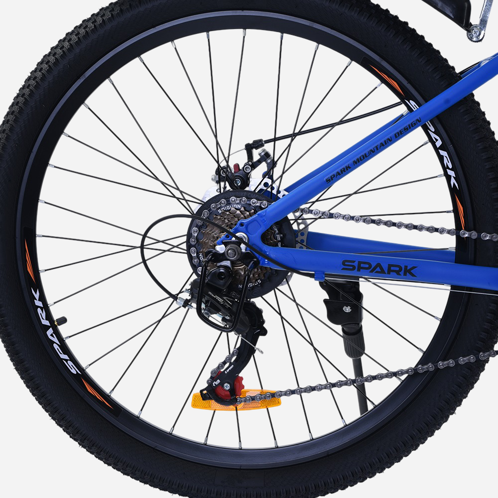 Spark FIELD 26" — задній перемикач Shimano, дискове гальмо 160 мм, широка покришка 26×2.35