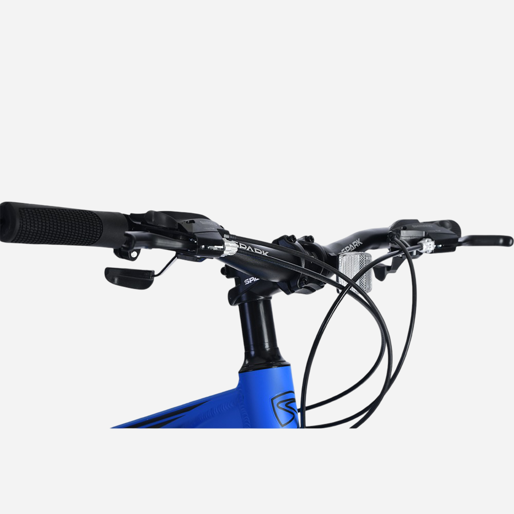 Spark FIELD 26" — кермо Spark, інтегровані манетки та гальмівні ручки Shimano EF51