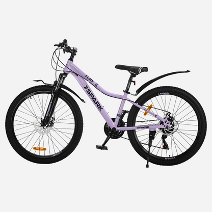 Гірський велосипед Spark FURY 26" сталева рама 13" — вид зліва, підніжка та задній перемикач Shimano