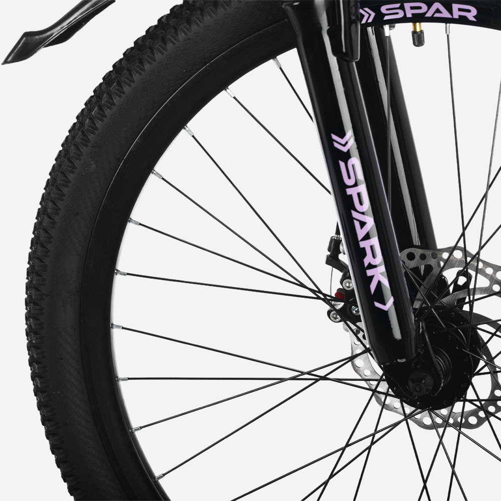 Spark FURY 26" — амортизаційна вилка Spark, дисковий ротор 160 мм та покришка 26×2.35