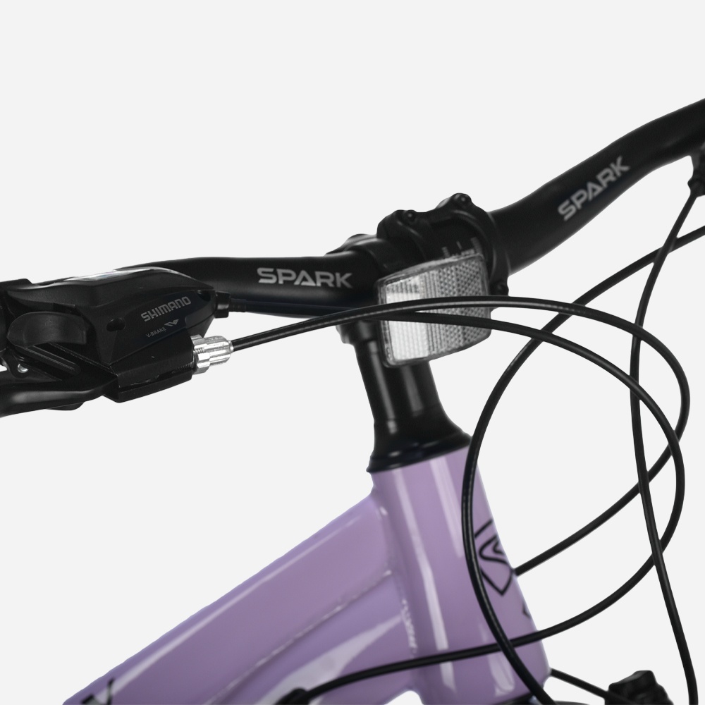 Spark FURY 26" — кермо Spark з манеткою Shimano EF51 та гальмівною ручкою, вид зверху