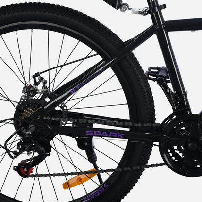 Spark FURY 26" — задній перемикач Shimano TZ500, касета 7S, дисковий ротор 160 мм та підніжка