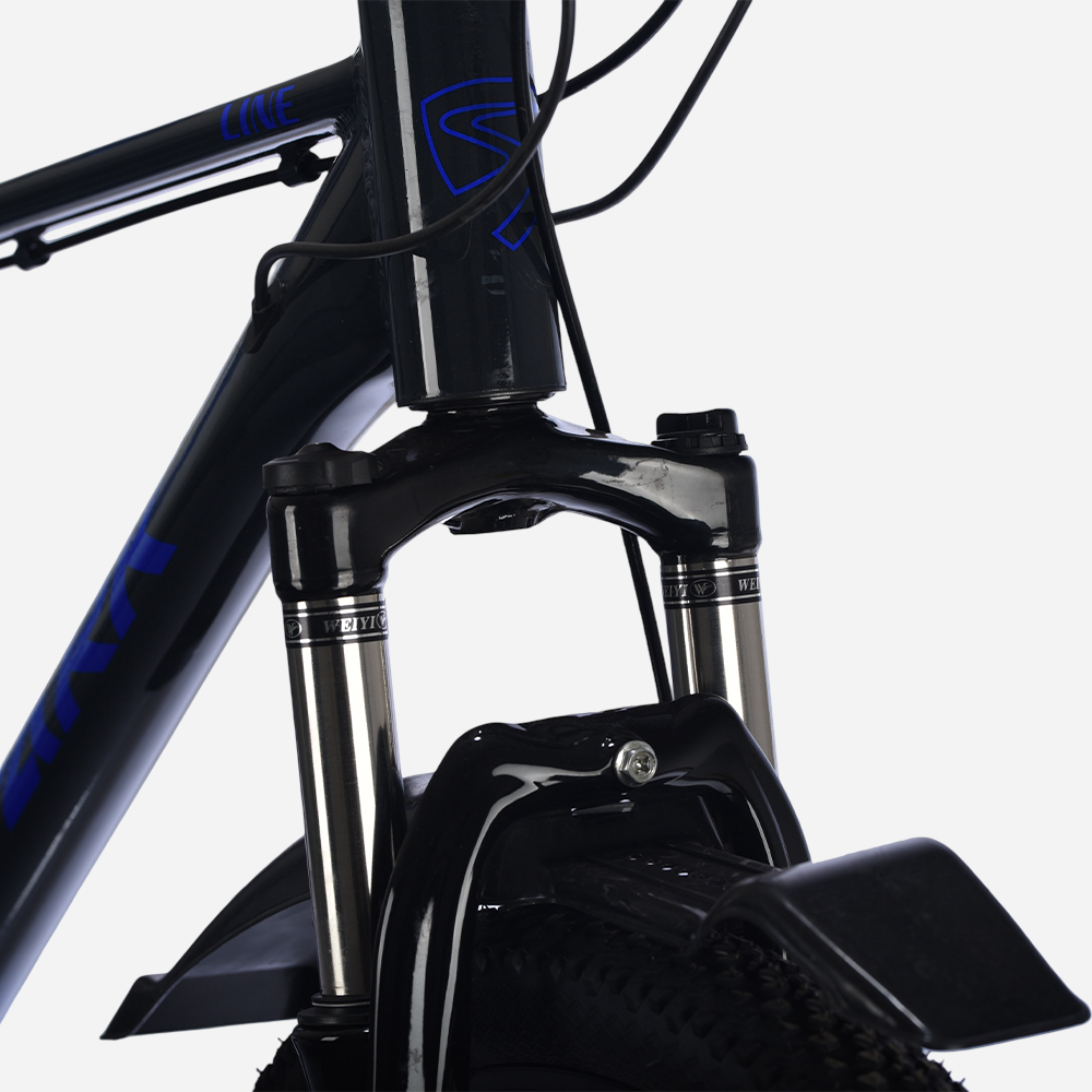 Амортизаційна вилка Spark LINE 27.5" MTB, рульова колонка, синьо-чорна алюмінієва рама