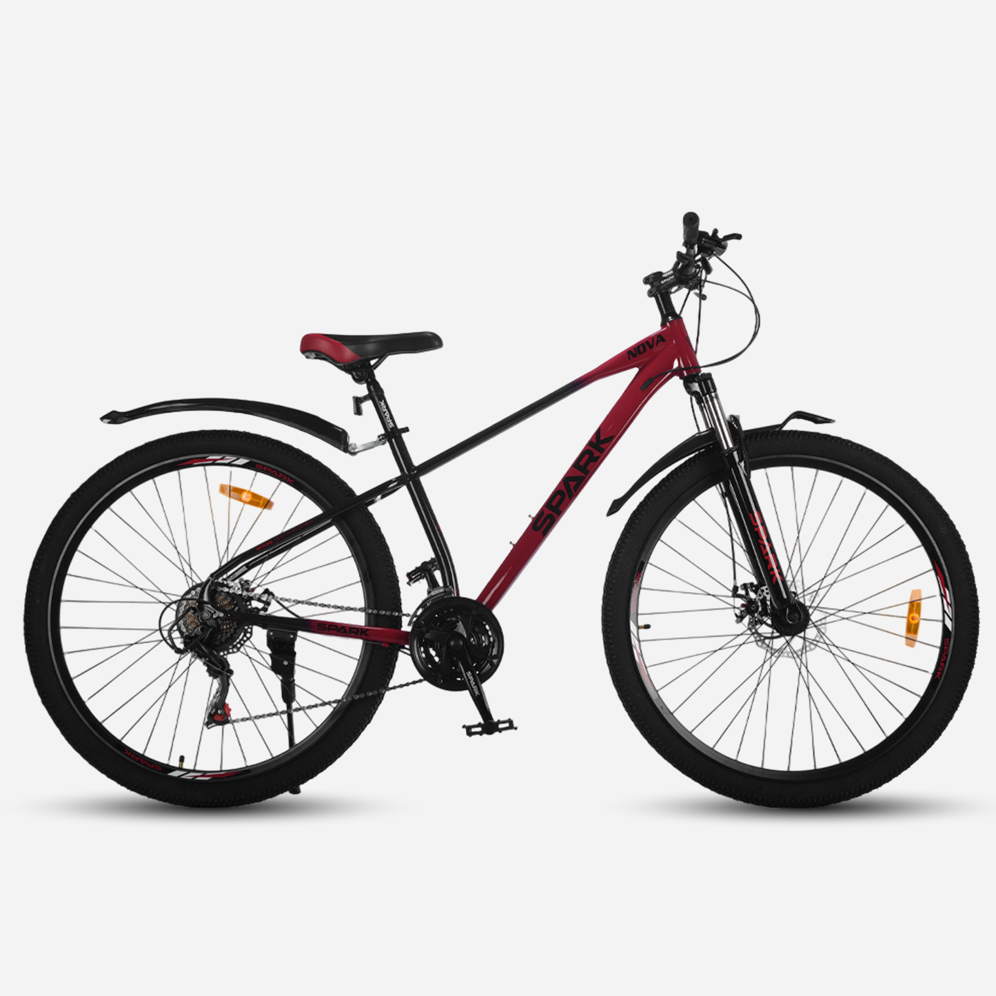 Spark NOVA 29" сталева рама 17" — вигляд справа, трансмісія Shimano та дискові гальма