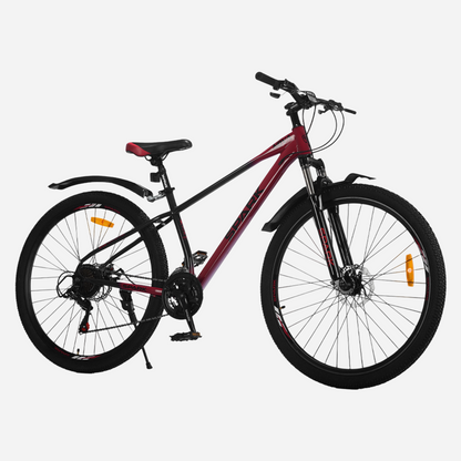 Гірський велосипед Spark NOVA 29" MTB хардтейл — вигляд з правого боку, чорно-бордовий