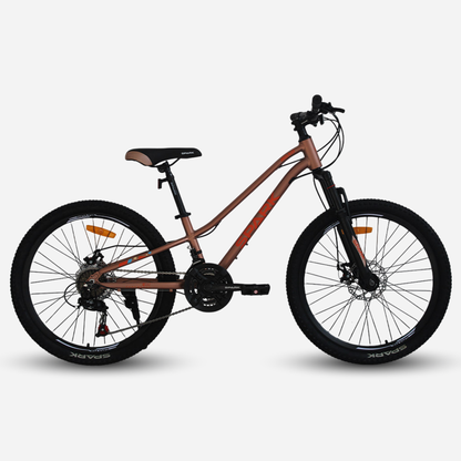Гірський велосипед Spark ROAD 24" бронзовий, вид збоку справа