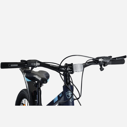 Spark SKY 24" — кермо Spark, манетки та гальмівні ручки Shimano EF51, передній світловідбивач