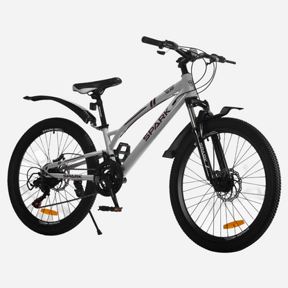 Гірський велосипед Spark SURF 24" — амортизаційна вилка та дискове гальмо, вид спереду