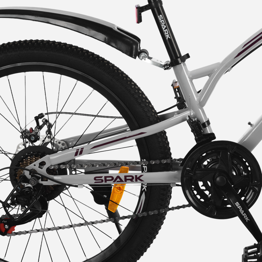 Spark SURF 24" — трансмісія SHIMANO, система передач та заднє дискове гальмо