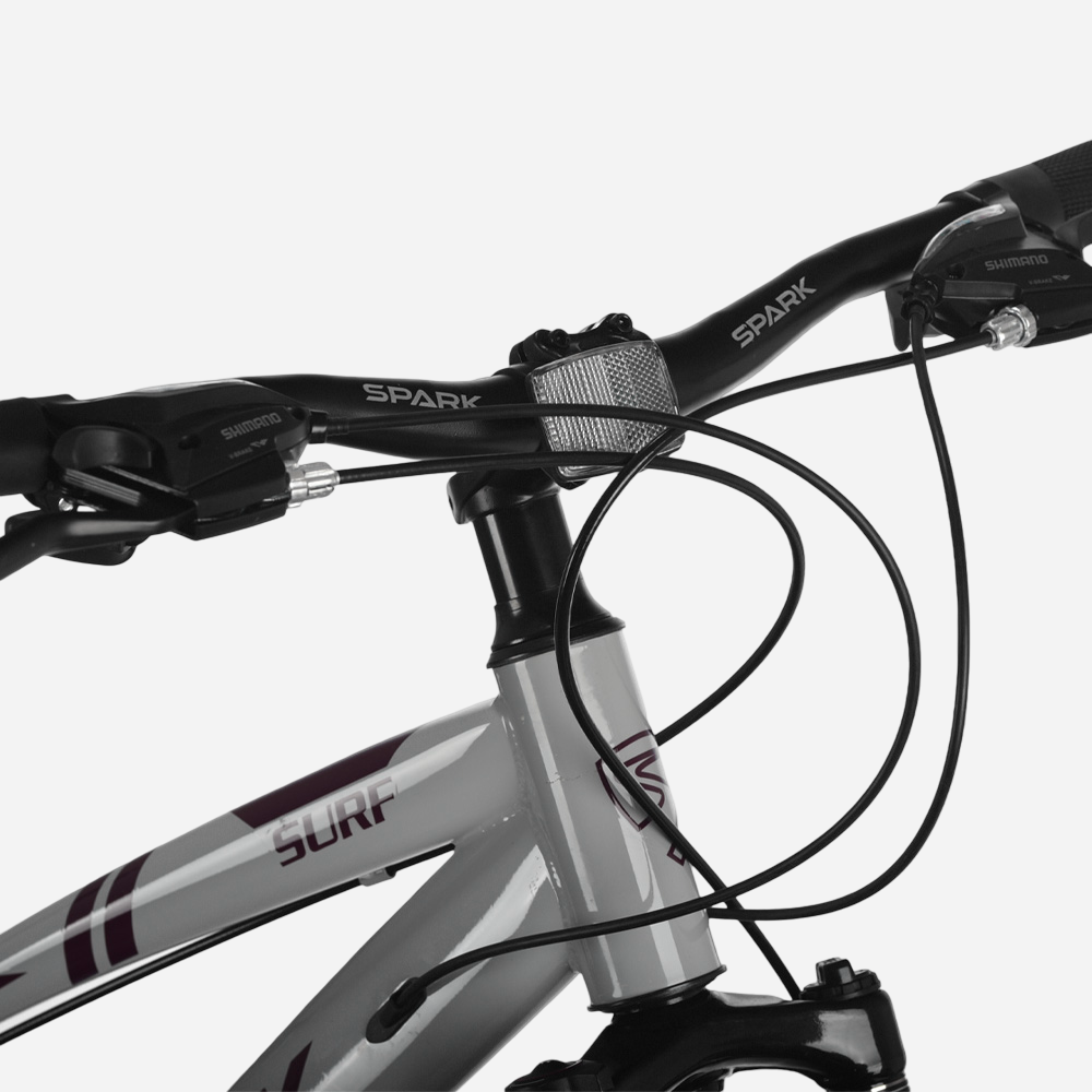 Spark SURF 24" — кермо Spark з манетками SHIMANO EF51