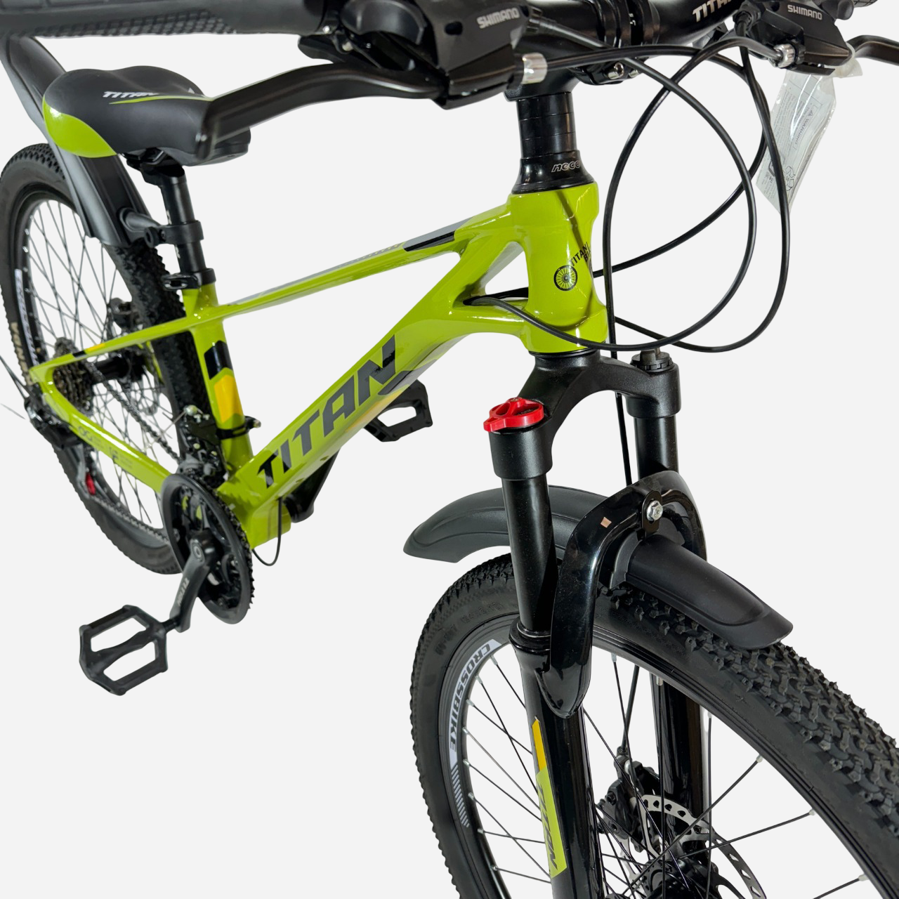  Titan Mars 24" — магнієва рама, амортизаційна вилка LockOut, трансмісія Shimano