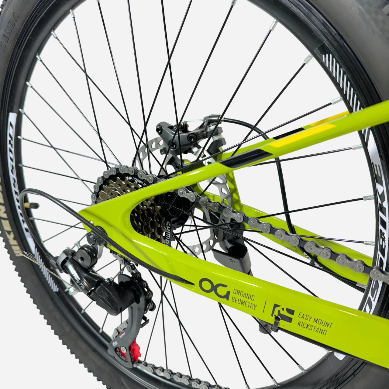 Titan Mars 24" — задня касета Shimano, дисковий гальмо, технологія Organic Geometry