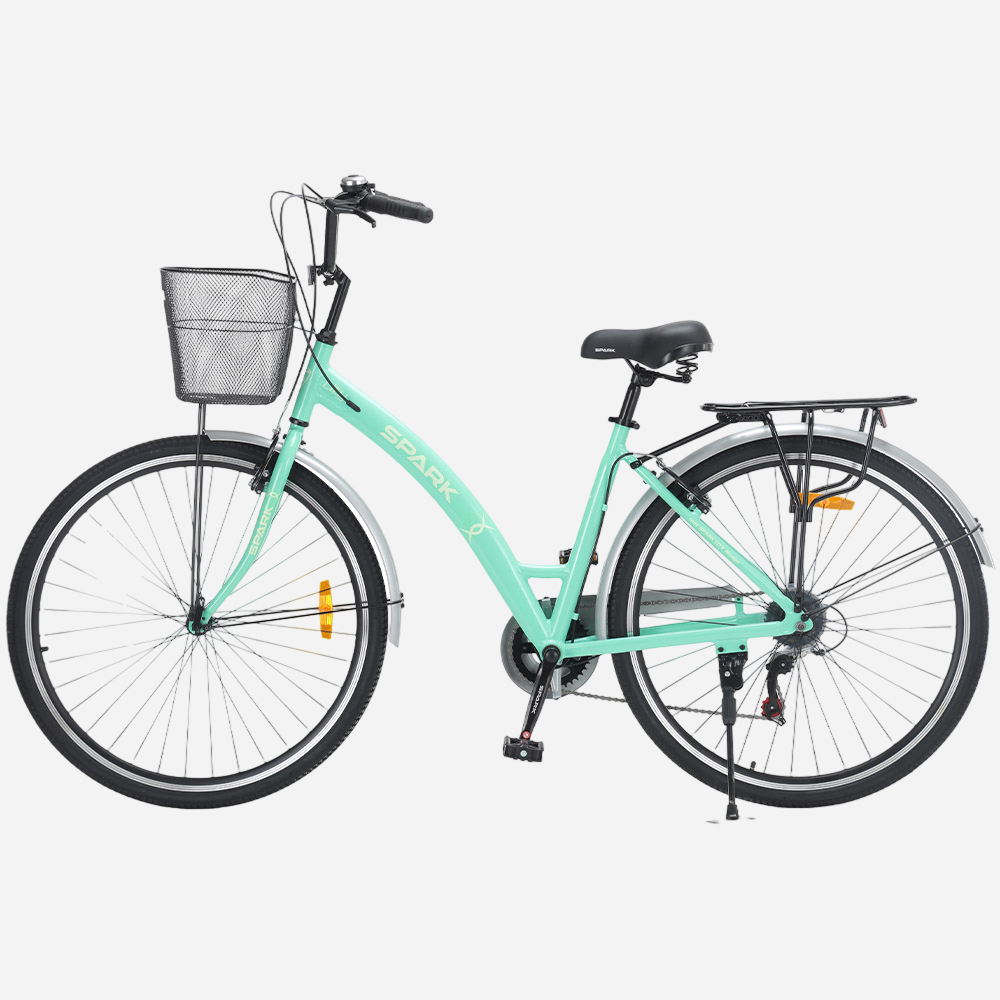 SPARK CITY REINE 28" м'ятний міський велосипед — боковий вид зліва