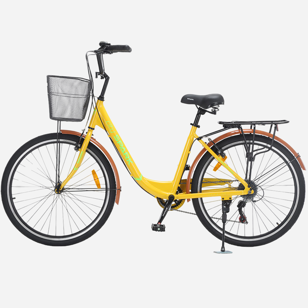 SPARK CITY TEYA 26" алюмінієва рама 17" — вид з лівого боку, підніжка
