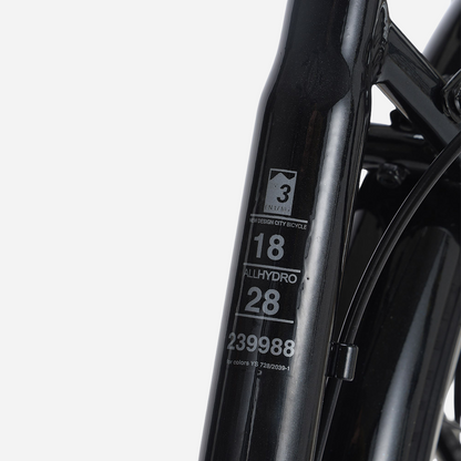 Рама велосипеда SPARK CITY TEYA, маркування розміру 18" та діаметру коліс 28", SKU 239988