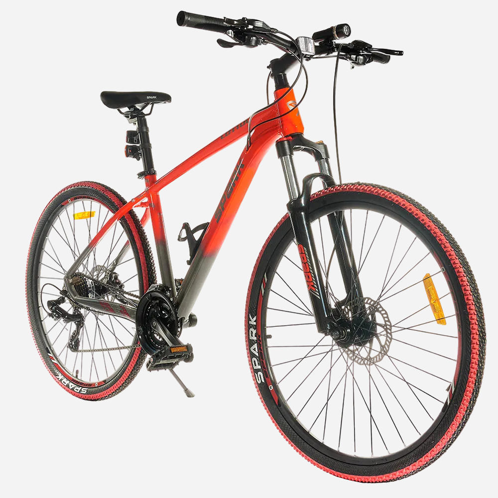 Гірський велосипед Spark LOT 100 27.5" сталева рама 17" помаранчевий