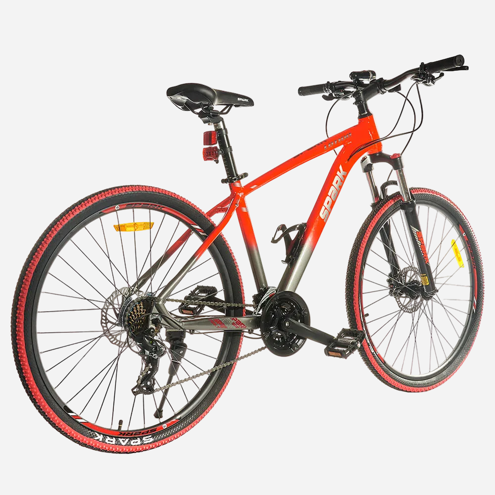 Гірський велосипед Spark LOT 100 27.5" сталева рама 17" помаранчевий