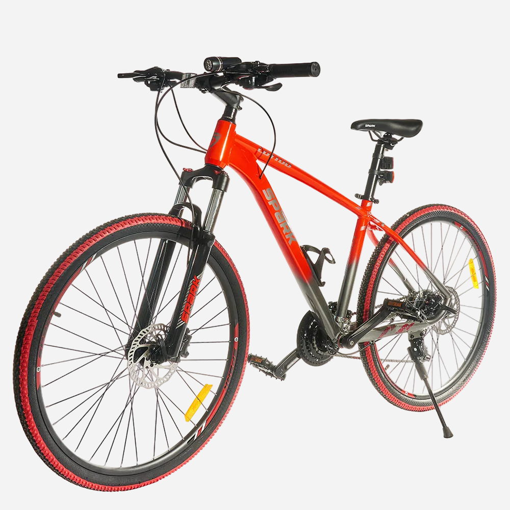 Гірський велосипед Spark LOT 100 27.5" сталева рама 17" помаранчевий