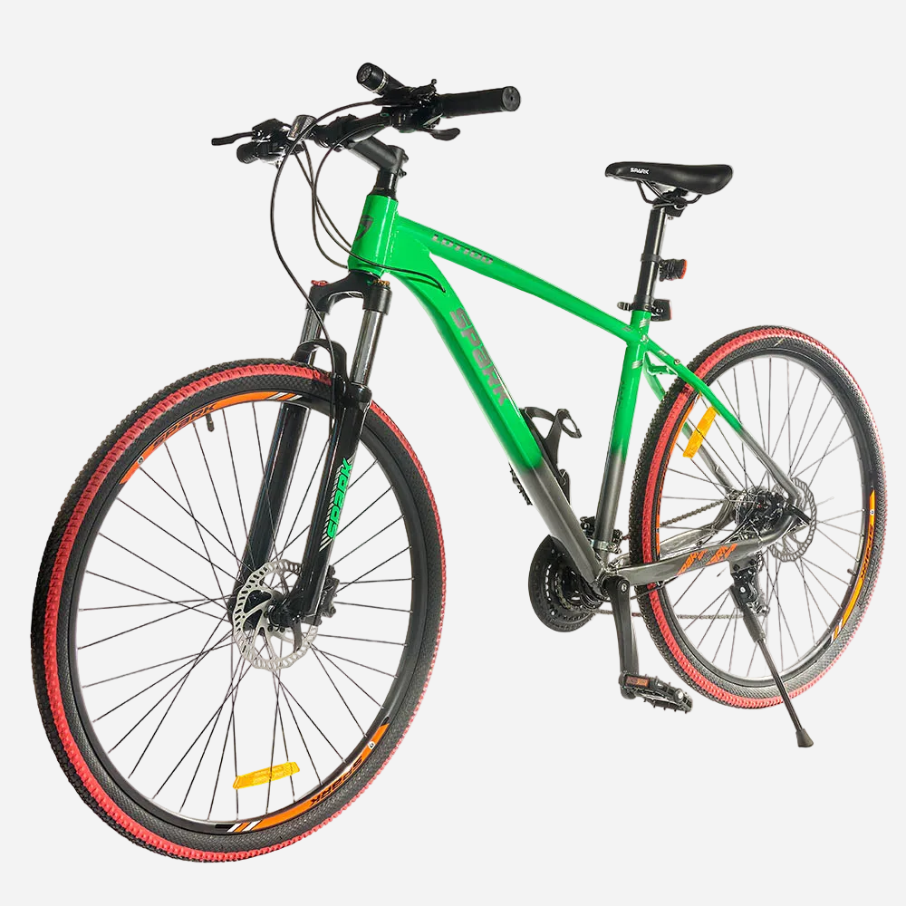 Гірський велосипед Spark LOT 100 29" алюмінієва рама 19" Зелений