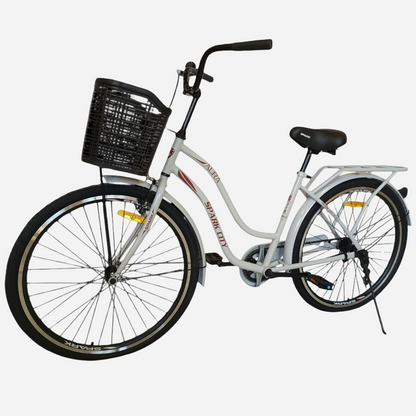 Міський велосипед SPARK CITY AURA 26", стальна рама 17", кошик