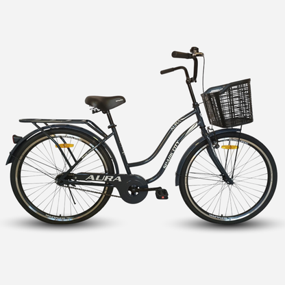 Міський велосипед SPARK CITY AURA 26", стальна рама 17", кошик
