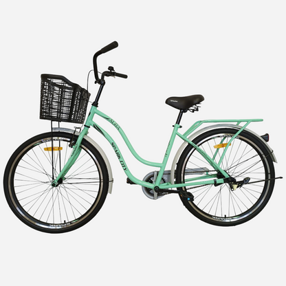 Міський велосипед SPARK CITY AURA 26", стальна рама 17", кошик