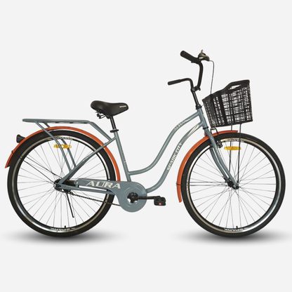 Міський велосипед SPARK CITY AURA 28", стальна рама 18", кошик