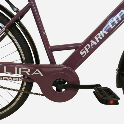 Міський велосипед SPARK CITY LIRA 26", стальна рама 17", кошик